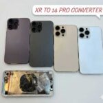 Body housing converter For iphone xr to 14 pro back body housing converter