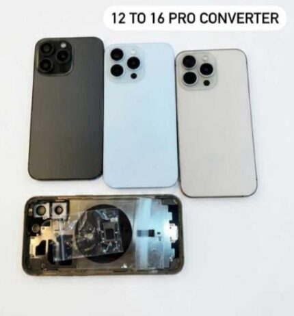 Body housing converter For iphone 12 to 16 pro back body housing converter