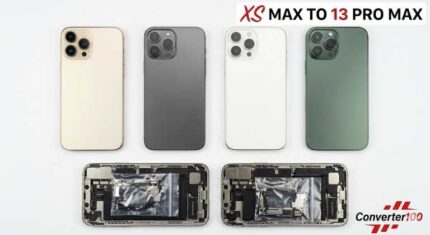 Body housing converter For iphone xs max to 13 pro max back body housing converter