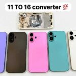 Body housing converter For iphone 11 to 16 back body housing converter