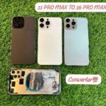 Body housing converter For iphone 11 pro max to 16 pro max back body housing converter