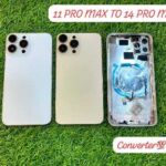Body housing converter For iphone 11 pro max to 14 pro max back body housing converter