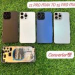 Body housing converter For iphone 11 pro max to 15 pro max back body housing converter