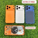 Body housing converter For iphone 12 to 17 pro back body housing converter