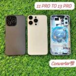 Body housing converter For iphone 11 pro to 13 pro back body housing converter