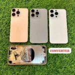 Body housing converter For iphone X to 15 pro back body housing converter