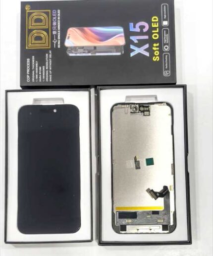 DD-oled Display for apple iPhone 15 soft oled Screen folder combo#####