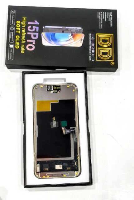 DD-oled Display for apple iPhone 15 pro soft oled Screen folder combo#####