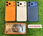Body housing converter For iphone XR to 17 pro back body housing converter