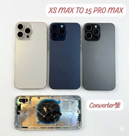 Body housing converter For iphone xs max to 15 pro max back body housing converter