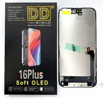 DD-oled Display for apple iPhone 16 plus soft oled Screen folder combo#####