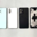 Full body housing for Samsung A73 5g with back panel#####