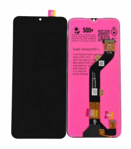 Display for Tecno Spark Go 2022 (KG5) Screen folder combo#####