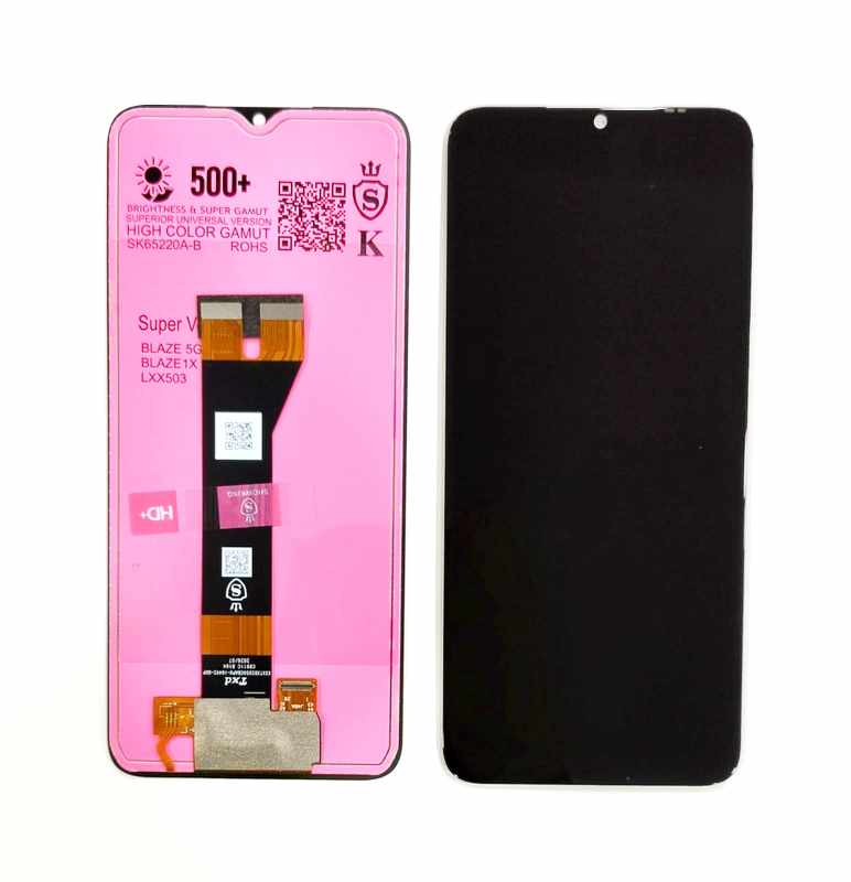 Polish_20260831_121200771 Display For Lava Blaze 1X 5g Lcd Screen Folder Combo##### - Image 1
