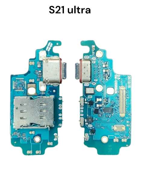 IMG_7894736554598439850 Charging Flex Board Pcb For Samsung Galaxy S21 Ultra (SM-G998) - Image 1
